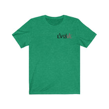 Load image into Gallery viewer, Unisex EVOLVE Black Letter Tee