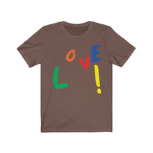 Load image into Gallery viewer, Unisex Multicolor Love Letter Tee