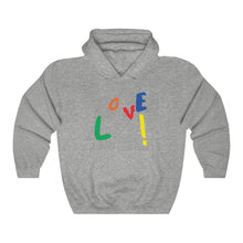 Load image into Gallery viewer, Multicolor LOVE Hoodie