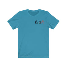 Load image into Gallery viewer, Unisex EVOLVE Black Letter Tee