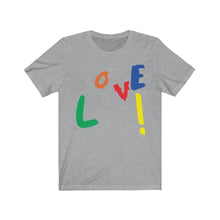 Load image into Gallery viewer, Unisex Multicolor Love Letter Tee