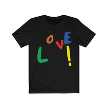 Load image into Gallery viewer, Unisex Multicolor Love Letter Tee