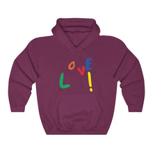 Load image into Gallery viewer, Multicolor LOVE Hoodie
