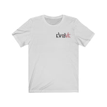 Load image into Gallery viewer, Unisex EVOLVE Black Letter Tee