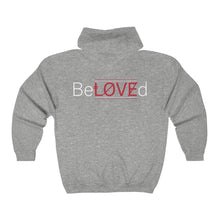 Load image into Gallery viewer, BeLOVEd Full Zip Hoodie