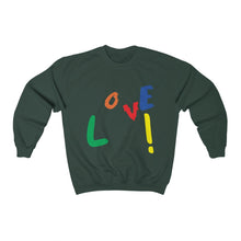 Load image into Gallery viewer, Multicolored LOVE Sweatshirt
