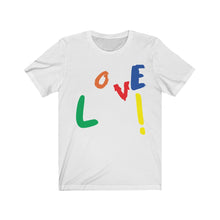 Load image into Gallery viewer, Unisex Multicolor Love Letter Tee
