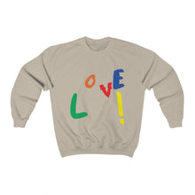 Load image into Gallery viewer, Multicolored LOVE Sweatshirt
