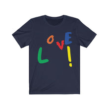 Load image into Gallery viewer, Unisex Multicolor Love Letter Tee
