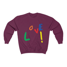 Load image into Gallery viewer, Multicolored LOVE Sweatshirt
