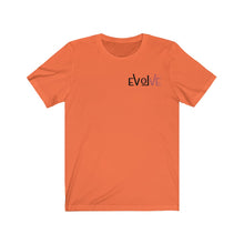 Load image into Gallery viewer, Unisex EVOLVE Black Letter Tee
