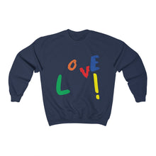 Load image into Gallery viewer, Multicolored LOVE Sweatshirt
